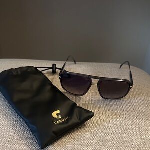 Carrera Black Sunglasses with Gold Logo